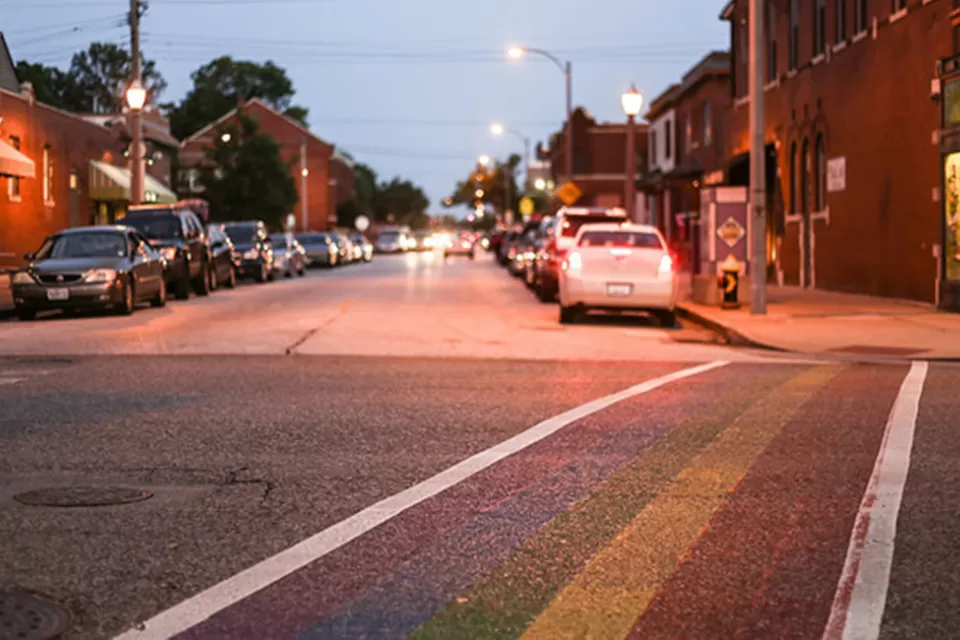 St. Louis Rainbow Crosswalk